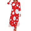 Robe Longue Année 70 Rouge