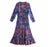 Robe Longue Style Année 70 Violet