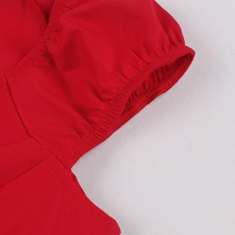 Robe Bustier Année 60 Rouge