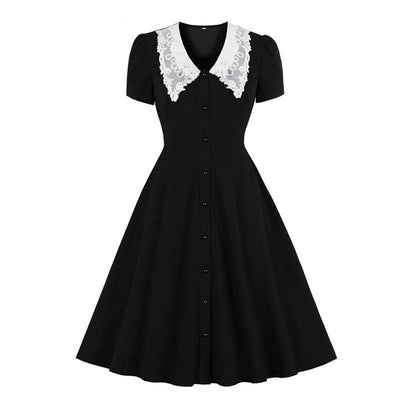 Robe Noire Année 50