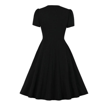 Robe Noire Année 50