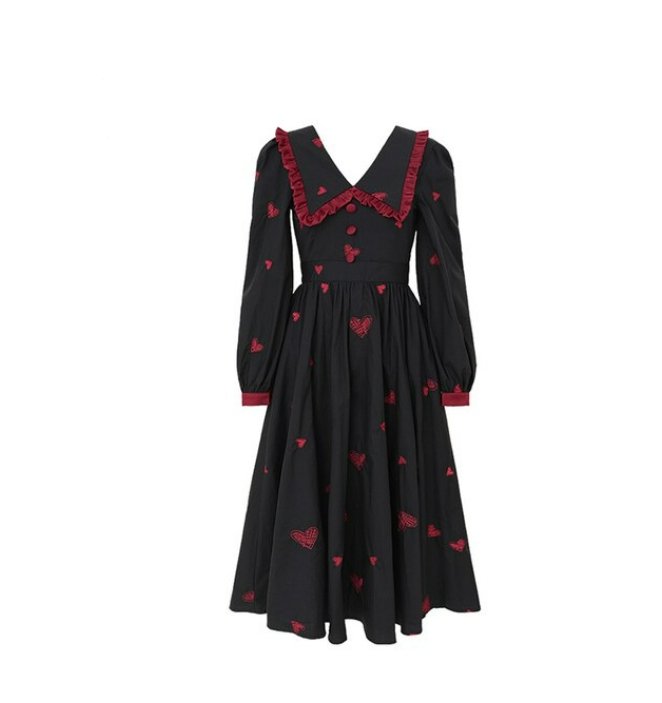 Robe Noire Années 40