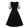 Robe Noire Années 50 Cocktail