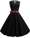 Robe Noire Rétro Années 50