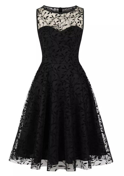 Robe Noire Style Année 50