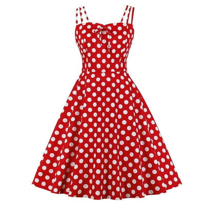 Robe Patineuse Année 50 Rouge