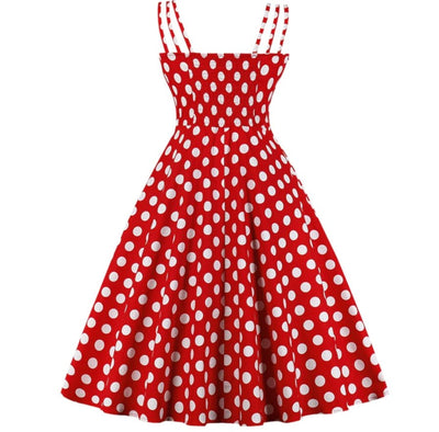 Robe Patineuse Année 50 Rouge