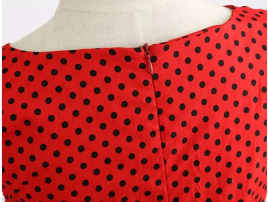 Robe Pin Up Année 50 Rouge