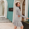 Robe Pull Motif Vintage