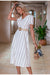 Robe à Rayures Vintage
