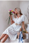 Robe à Rayures Vintage