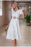 Robe à Rayures Vintage