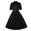 Robe Rétro Années 60 Noire