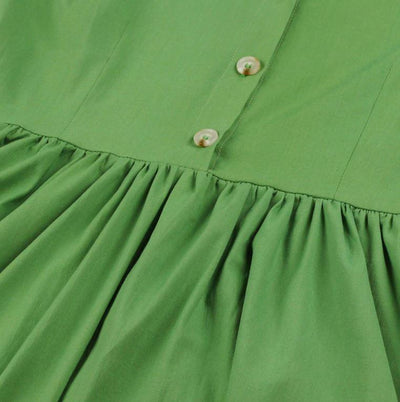 Robe Rétro Années 60 Verte