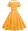 Robe Rétro Demoiselle d'Honneur Jaune