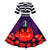 Robe Rétro Halloween Violet