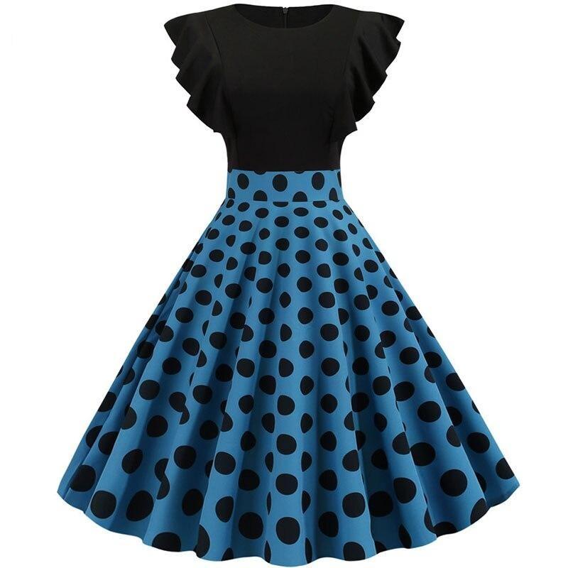Robe Rockabilly À Mancherons