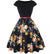 Robe Rockabilly Année 50 Noire