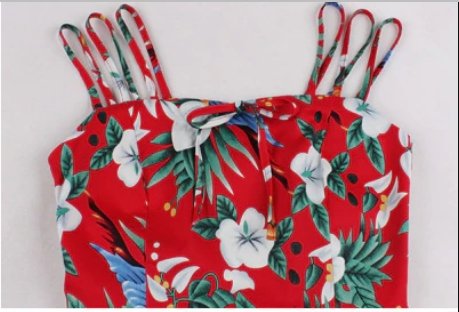 Robe Rockabilly Année 50 Rouge