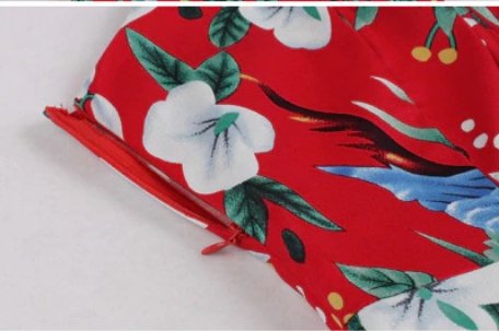 Robe Rockabilly Année 50 Rouge