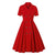 Robe Rouge Année 50 Chic