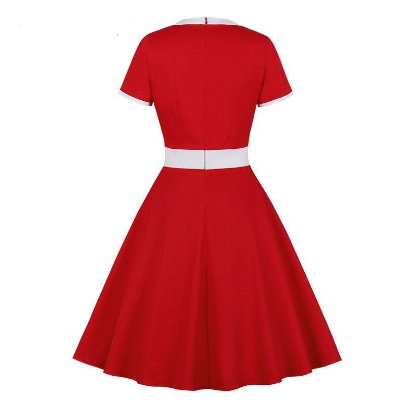 Robe Années 60 Rouge