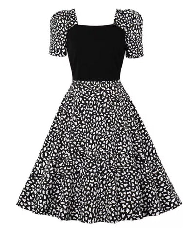 Robe Style 50's Vintage Noire