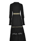 Robe Style Année 40 New York Noire