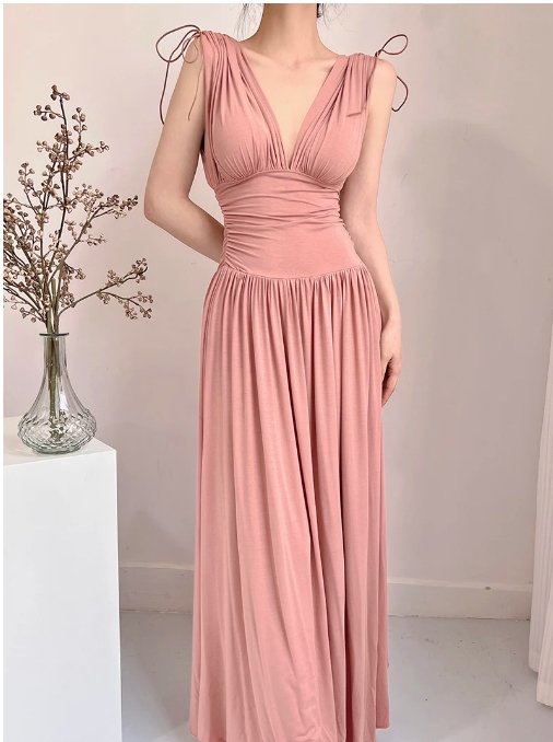 Robe Style Année 40 New York Rose