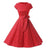 Robe Style Année 50 Rouge