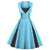 Robe Style Année 60 Femme Bleu Ciel