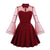 Robe Style Années 50 Grande Taille Rouge