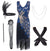 Robe Style Gatsby Année 20 Bleu