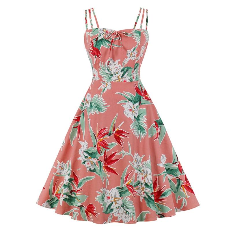 Robe Style Vintage Grande Taille Rose