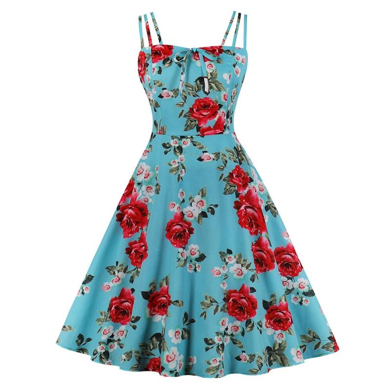 Robe Style Vintage Grande Taille Rosiers