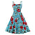 Robe Style Vintage Grande Taille Rosiers