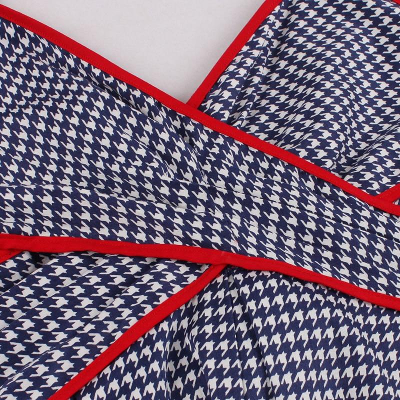 Robe Tablier Vintage Bleu