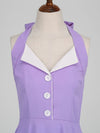 Robe Pin Up Vintage Année 60 Mauve