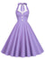 Robe Pin Up Vintage Année 60 Mauve