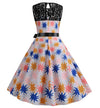 Robe Trapèze Vintage Etoiles