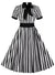 Robe Trapèze Vintage Noeud Ceinture