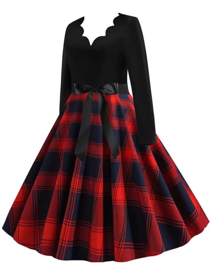 Robe Tunique Vintage Automne