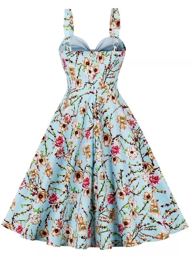 Robe Tunique Vintage Fleurs Fraiches