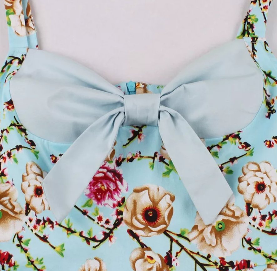 Robe Tunique Vintage Fleurs Fraiches