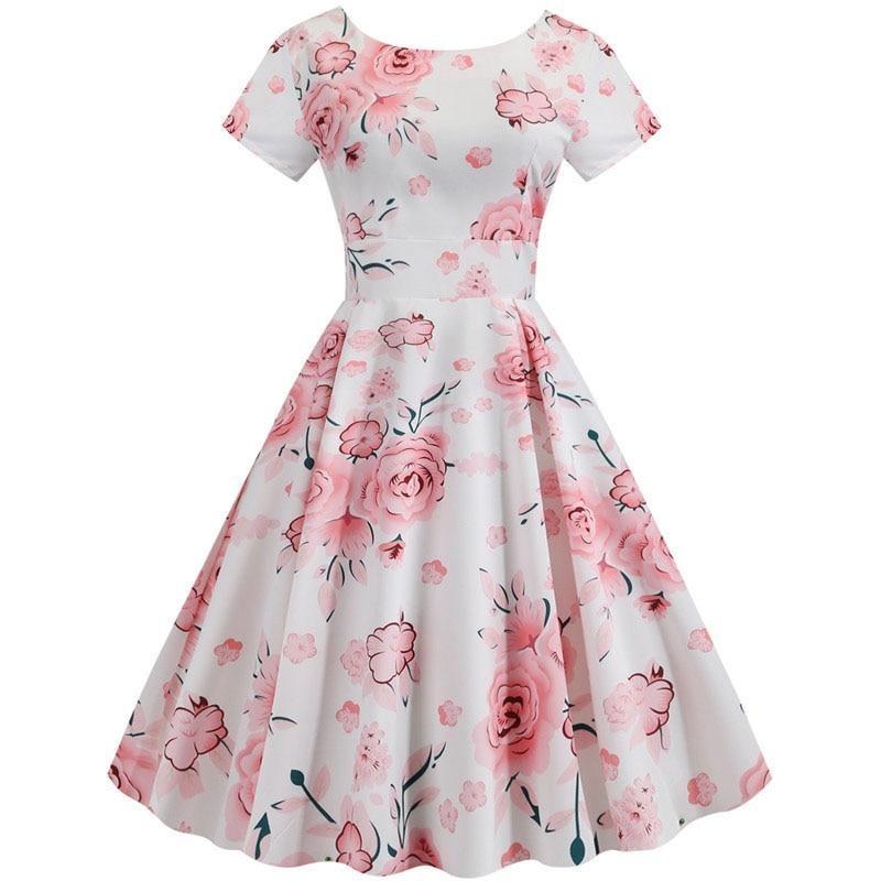 Robe Tunique Vintage Rose