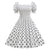 Robe Type Année 50 Blanche