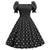 Robe Type Année 50 Noir