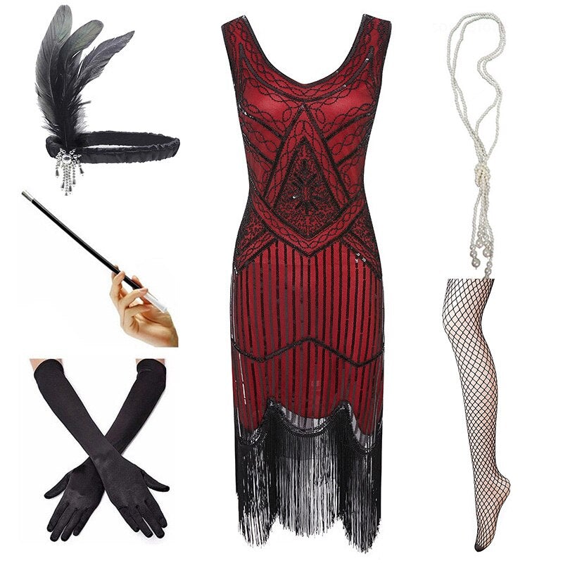 Robe Vintage 1920 Glamour