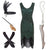 Robe Vintage 1920 Vert