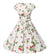 Robe Vintage 1950 Cerises